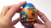 Pocoyo and Peppa Pig Surprise Eggs Huevos Sorpresa Überraschung Eier Toy Videos Part 4