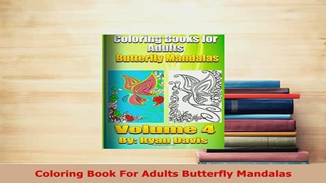 Download Coloring Book For Adults Butterfly Mandalas Download Online