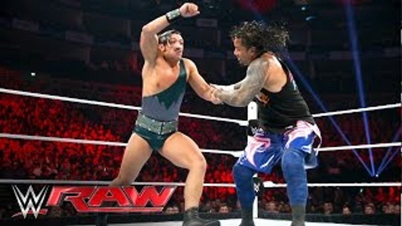 The Usos vs. The Vaudevillains - No. 1 Contenders  Tag Team Tournament Semifinals  Raw, Apr 18, 2016