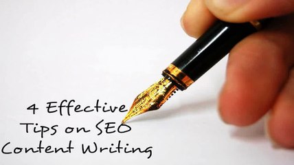 4 Effective Tips on SEO Content Writing