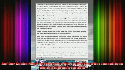 Read  Auf Der Suche Nach Der Ewigkeit Die Entdeckung Der Jenseitigen Welten German Edition  Full EBook