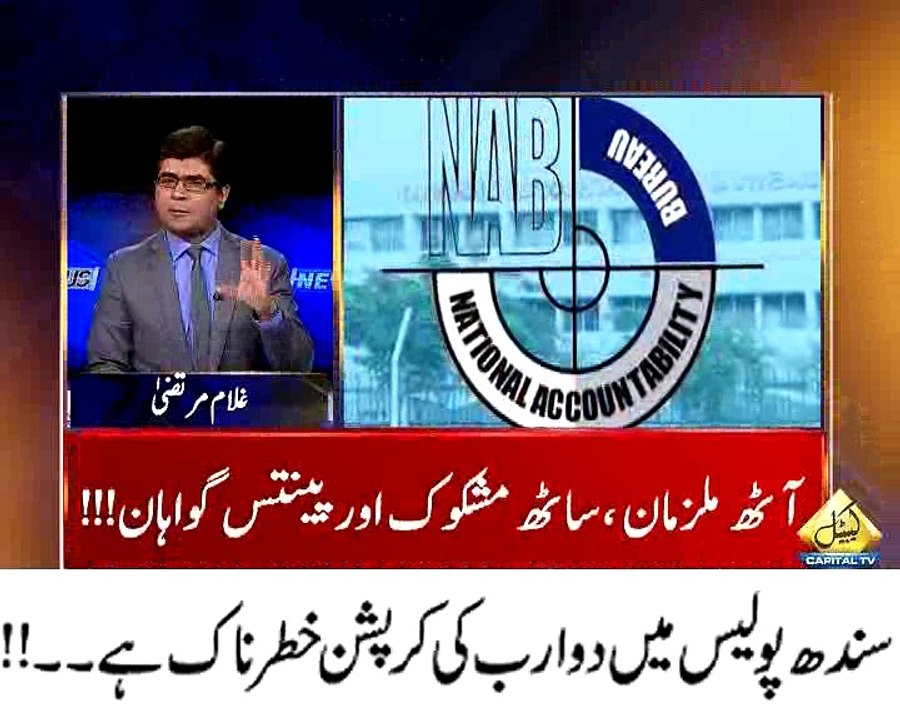 سندھ پولیس میں دو ارب کی کرپشن خطرناک ہے