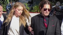 C'est la cohue à l'arrivée de Johnny Depp et Amber Heard à un tribunal en Australie