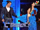 Watch Salman Khan Teaching Sunny Leone To Wear Saree - Hindi Latest News - Star Guild Awards -