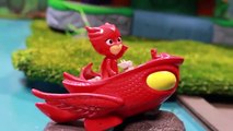 PJ Masks Toys Gekko with Catboy and Owlette Catch Villains Night Ninja with Luna Girl and Romeo