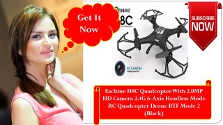 Eachine H8C Quadcopter With 2 0MP HD Camera 2 4G 6 Axis Headless Mode