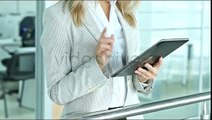 Business Lady With Pad (Stock Footage) (Videohive After Effects Template)
