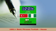 PDF  1001 Basic Phrases Turkish  Hausa Read Full Ebook