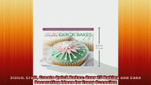 FREE PDF  Stitch Craft Create Quick Bakes Over 25 Baking and Cake Decorating Ideas for Every  DOWNLOAD ONLINE