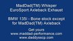 BMW 135i Exhaust Sound Clip - MadDad(TM) Whisper Eurosport Axleback