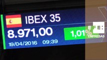 El Ibex 35 suma un 1% rumbo a alcanzar los 9.000 puntos