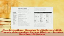 Download  Chronic Heartburn Managing Acid Reflux and GERD Through Understanding Diet and Lifestyle PDF Book Free