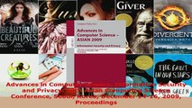 PDF  Advances in Computer Science Information Security and Privacy 13th Asian Computing Download Full Ebook
