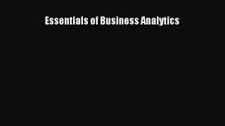 Download Essentials of Business Analytics Free Books