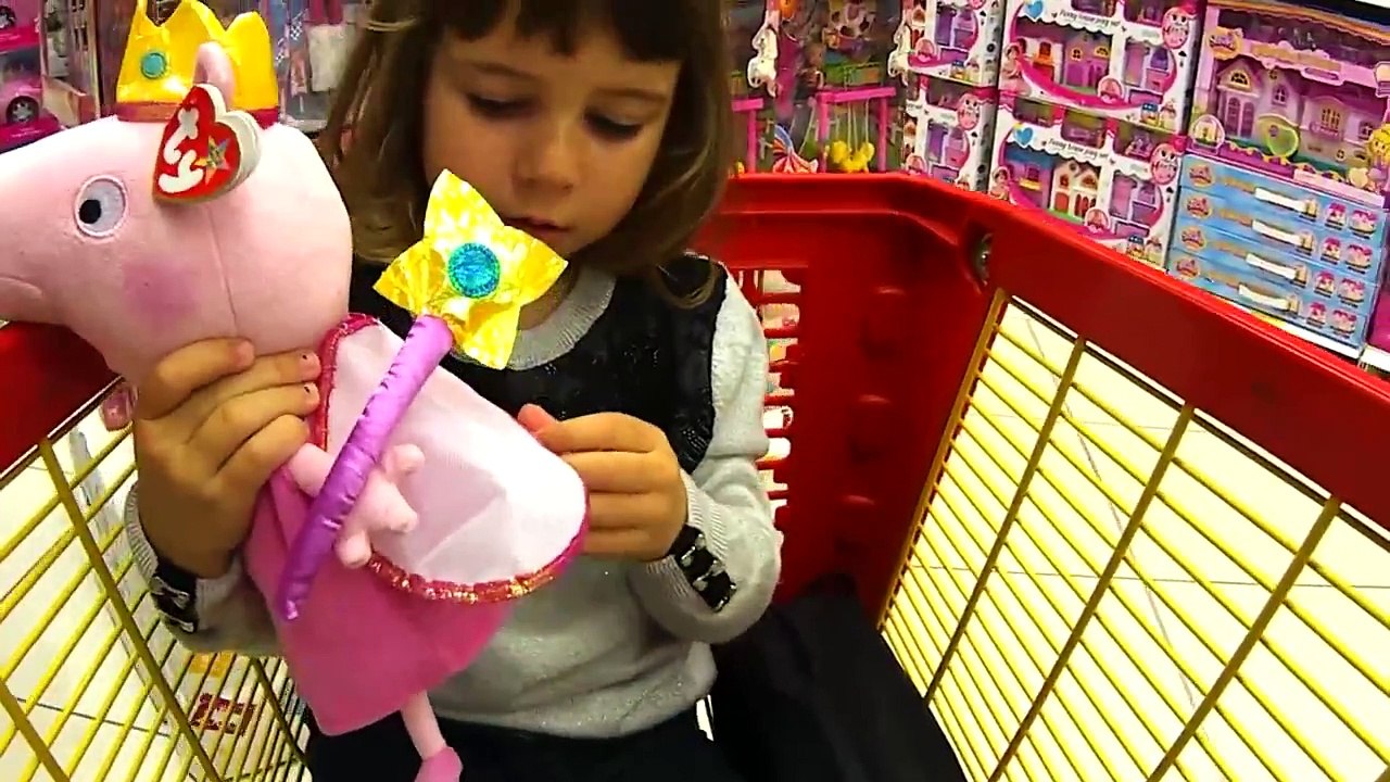 Peppa Pig - Soft toys, Ball, family pepa playing, making pepa sendvich, haircut