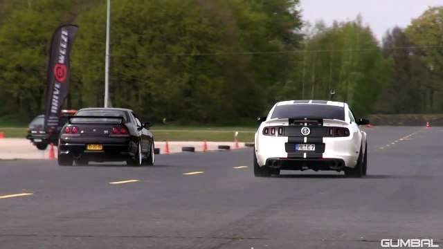 Ford Mustang Shelby GT500 SVT vs Nissan GT-R R35 vs Toyota Supra