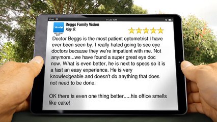 Beggs Family Vision Wichita Great5 Star Review by Kay B.