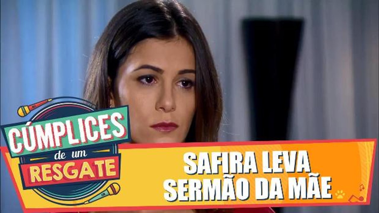 Safira leva sermão da mãe