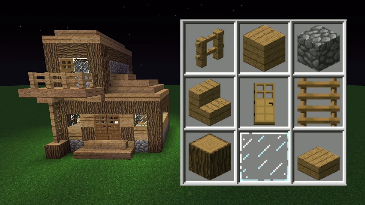 Minecraft Tutorial (1) Simple House