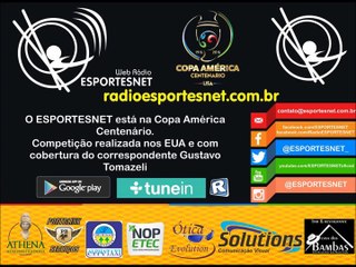 ESPORTESNET - Boletim - Diários da Copa América Centenário, Dia 8!