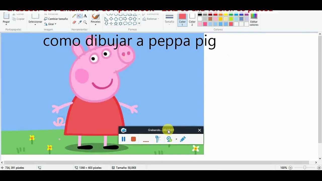Como dibujar a peppa pig facil y rapido - kathii