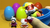 Surprise eggs unbox kids toys Hello Kitty, Peppa Pig, Paw Patrol Hello