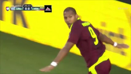 Salomon Rondon Scores After Amazing Shot By Guerra vs Uruguay (0-1) HD
