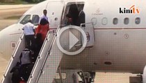 Video Rosmah naik 'private jet' dengan banyak beg