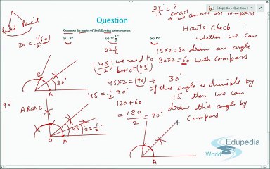 Questions Based on Construction