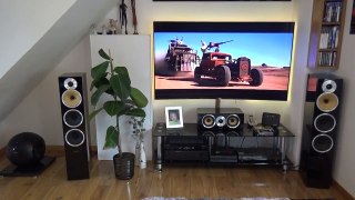 Samsung 4K Ultra HD UE65KS9000 Panasonic DMP-UB900,  B&W CM9, Subwoofer PV1D, Mad Max Fury Road