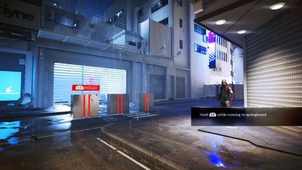 Mirror's Edge Catalyst - Release: Follow Icarus (Springboard L1 & Slide L2 Gameplay Tutorial PS4