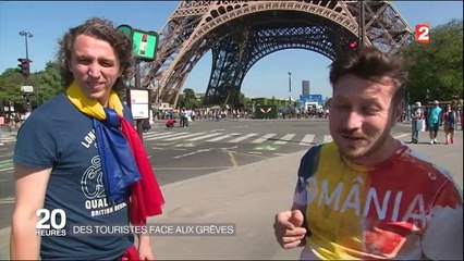 Paris : Les touristes scandalisés par les grèves qui paralysent la capitale - Regardez