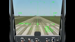 A-10 Thunderbolt Autopilot landing autoland from Lock On Modern Air Combat Demo HQ.flv