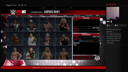 Wwe 2k 16 universe upload yr caws No 99 ovr wats yr hash tag (35)