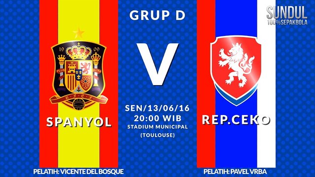 Prediksi Euro 2016 [Spanyol vs Republik Ceko] | Video bola, berita bola, cuplikan gol, prediksi bola