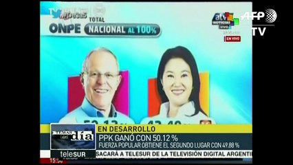 URGENTE: Kuczynski primero en presidenciales de Perú