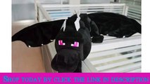 Big Size 60cm Dinosaur Minecraft Ender Dragon Plush Toys Black Minecra