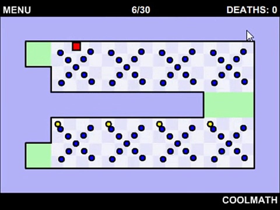 The World's Hardest Game - Walkthrough Level 1 