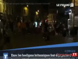 Marsilya'da taraftarlar arasında kavga çıktı