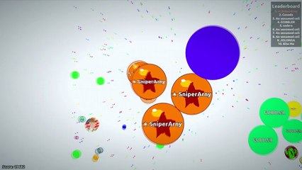 Agar.io Solo gameplay and best MOMENTS