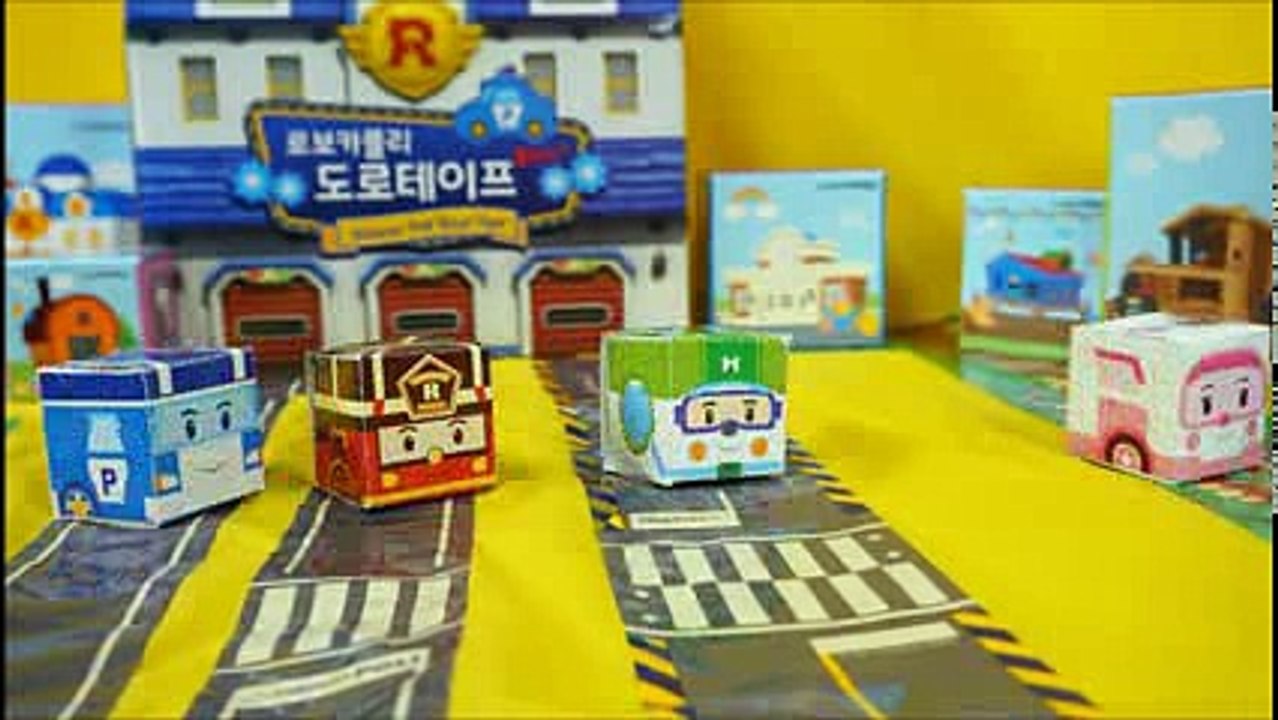 로보카폴리 도로테이프 구조본부 또봇 헬로카봇 뽀로로 꼬마버스 타요 장난감 도로 놀이 Robocar Poli Road Tape & pororo ,Tayo Car Toys