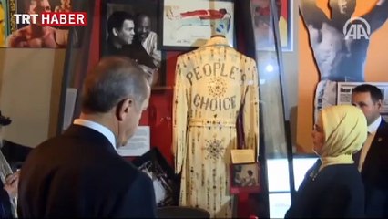 Cumhurbaşkanı Erdoğan, "Muhammad Ali Center"ı gezdi