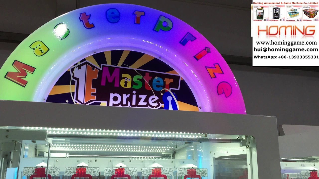 Best Quality arcade key master prize vending game machine(hui@hominggame.com)