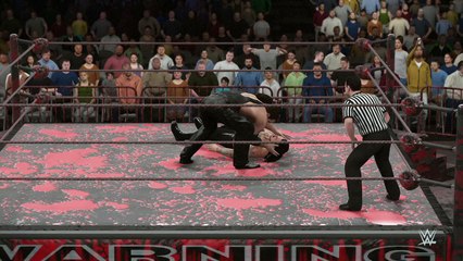 WWE 2K16 baron corbin v kevin nash