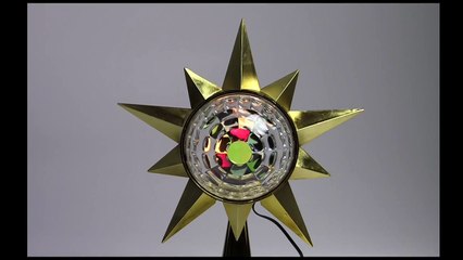 Kurt Adler 10-Light Early Years Star Revolving Treetop