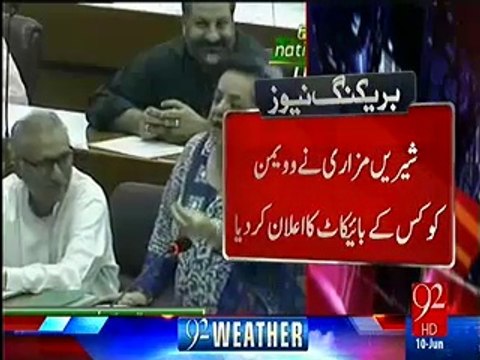 Shireen Mazari Criticizing Khawaja Asif For Writing Wrong English in Apology Letter