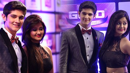 Rohan Mehra - Kanchi Singh Go ALL BLACK At Zee Gold Awards Red Carpet | Yeh Rishta Kya Kehlata Hai