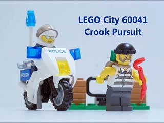 Lego Police motorcycle 60041 Crook Pursuit - Build Review