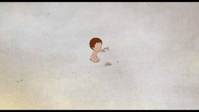 Extrait du film d'animation “La Tortue rouge”