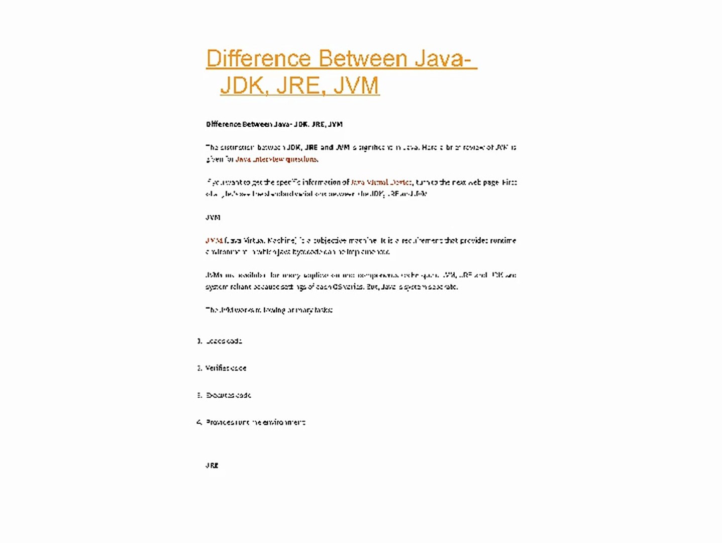 java virtual machine